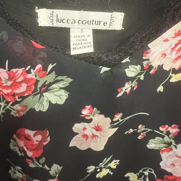 Lucca Couture Floral Mini Dress - Size Small 🌸 - Picture 5 of 5